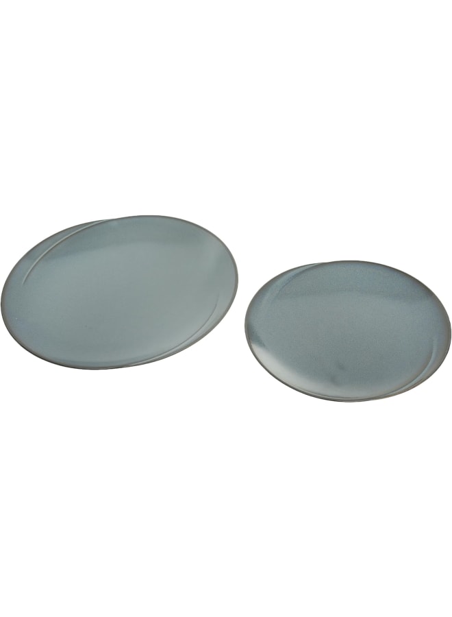 Rosa By Fathy Mahmoud Infinity Porcelain Ramadan Dinner Set 24-Pieces, Blue Jeans - Image 5